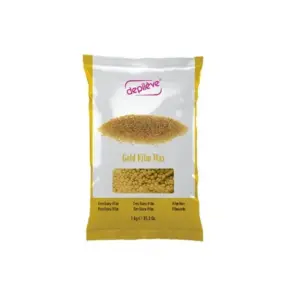 Vosak za depilaciju u perlama 1 kg Depileve - Gold Film (X)