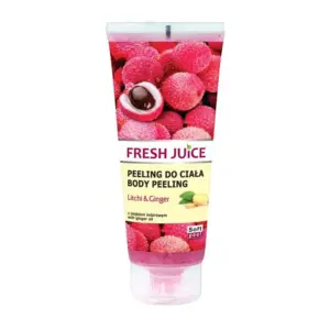 Piling za tijelo Fresh Juice Body Peeling Tuba 200 ml - Litchi & Ginger