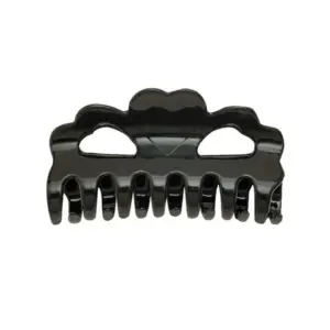 Klipsna za kosu Eurostil Pvc Crna - 8,5 cm