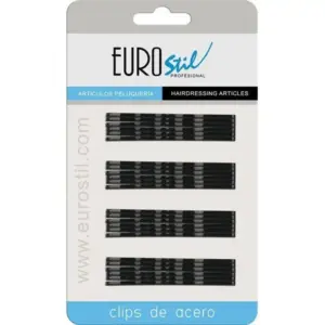 Ukosnice Eurostil Klasične 70 mm 24 kom - Crne