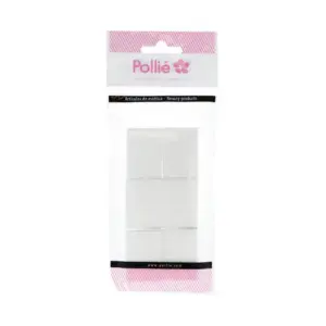 Turpija za nokte Blok Pollie 6 kom 120# - Mini Bijela (X)