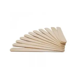 Lopatica za vosak Špatula Drvena Eurostil 13 x 2 cm - 100 kom