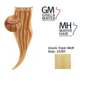 Umetak za kosu Gisela Mayer Triple Weft 2 kom 60 cm - 22/60