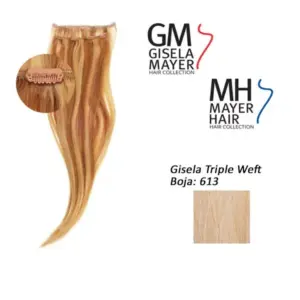 Umetak za kosu Gisela Mayer Triple Weft 2 kom 60 cm - 613