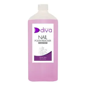 Sredstvo za uklanjanje laka za nokte Diva 1000 ml - Aceton Free (X)