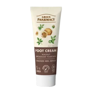 Krema za stopala protiv ispucalih peta Green Pharmacy 75 ml - Walnut Broadleaf Plantain