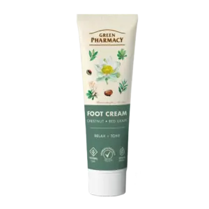Krema za stopala Green Pharmacy 100 ml - Chestnut and Red Grape