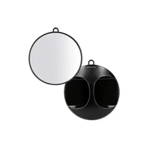 Ogledalo pokazno Sibel Original Luna Mirror okruglo 27 cm - Crno