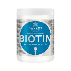 Maska za tanku kosu Kallos Biotin - 1000 ml