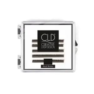Ekstenzije za trepavice CLD Silk Lashes Dark Brown MINI Mix D - 0.07 mm / 6 mm - 7 mm (Outlet)