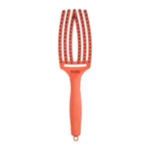 Četka za raščešljavanje Olivia Garden Fingerbrush Nylon Mix - Orange Dream