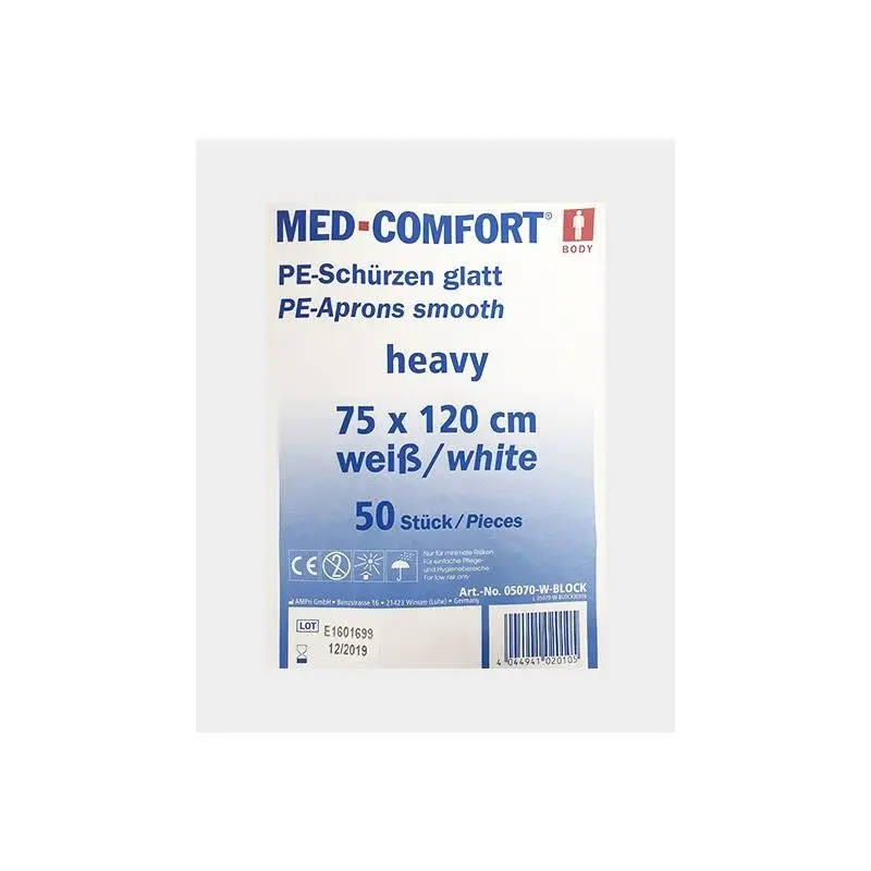 Radna kecelja jednokratna Med Comfort Pvc 75 x 120 cm - 50 kom (Outlet) - Slika 2