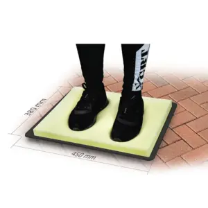 Podmetač za dezinfekciju obuće Dezobarijera sa spužvom 450x380 mm  - PVC (N)