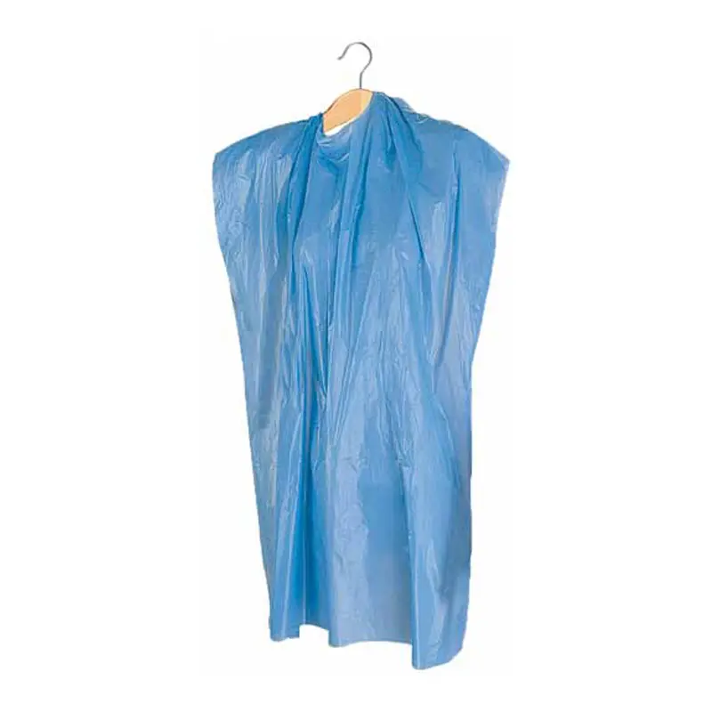 Ogrtač jednokratni Pvc Roial 90 x 115 cm Bijeli - 30 kom - Slika 2