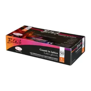 Rukavice Latex Roial Crne bez pudera 50 kom - M (N)