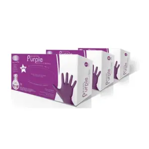Rukavice Nitril Roial Purple bez pudera 100 kom - M (N)