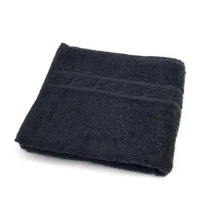Ručnik pamučni Diva 50 x 80 cm Otporan na izbijeljivanje 380 g/m2 - Crni