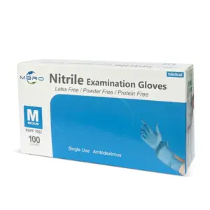 Rukavice Nitril Calcagni Plave bez pudera 100 kom - M (Outlet)