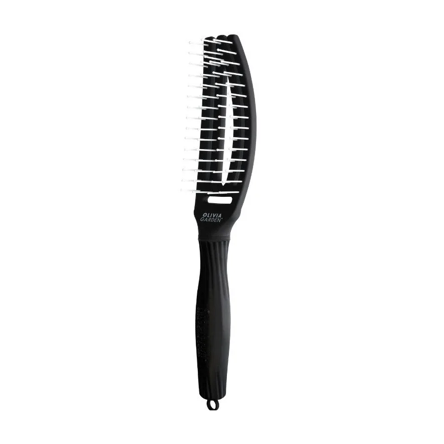 Četka za raščešljavanje Olivia Garden Fingerbrush Nylon Mix - Crna S (N) - Slika 2