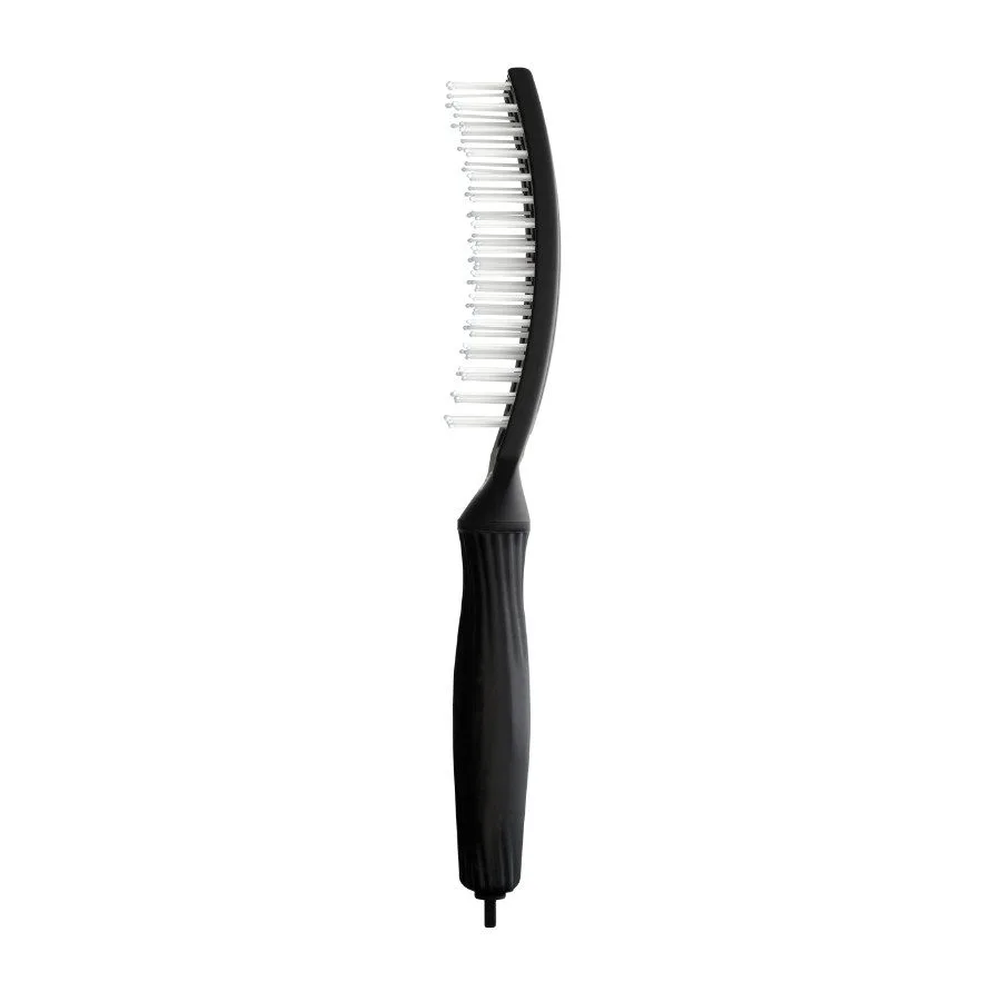 Četka za raščešljavanje Olivia Garden Fingerbrush Nylon Mix - Crna S (N) - Slika 3