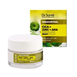 Krema za lice Noćna Dr. Sante 50 ml -  Sebocontrol Cica + Zinc + AHA