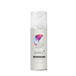 Sprej za kosu u boji Sibel Hair Colour Glitter 125 ml - Srebrni