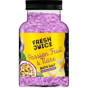 Sol za kupanje i pedikuru Fresh Juice 700 g - Passion Fruit & Tiare
