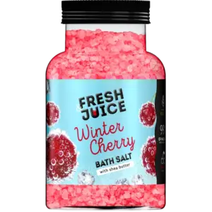 Sol za kupanje i pedikuru Fresh Juice 700 g - Winter Cherry