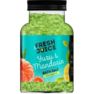 Sol za kupanje i pedikuru Fresh Juice 700 g - Yuzu & Mandarin