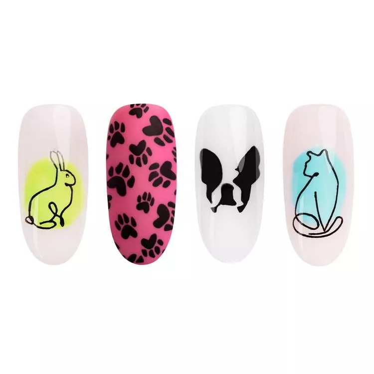 Šablon za nokte za pečate NeoNail Stamping plate - 28 (Outlet) - Slika 3