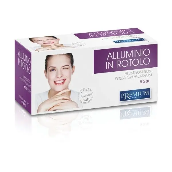 Folija za pramenove Aluminijska Xanitalia 15 my 12 cm - Premium 100 m