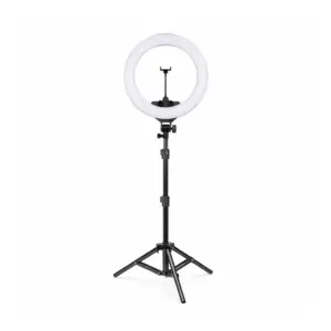 Lampa Fotografska podna Led Donato Crna - Ring Lampa