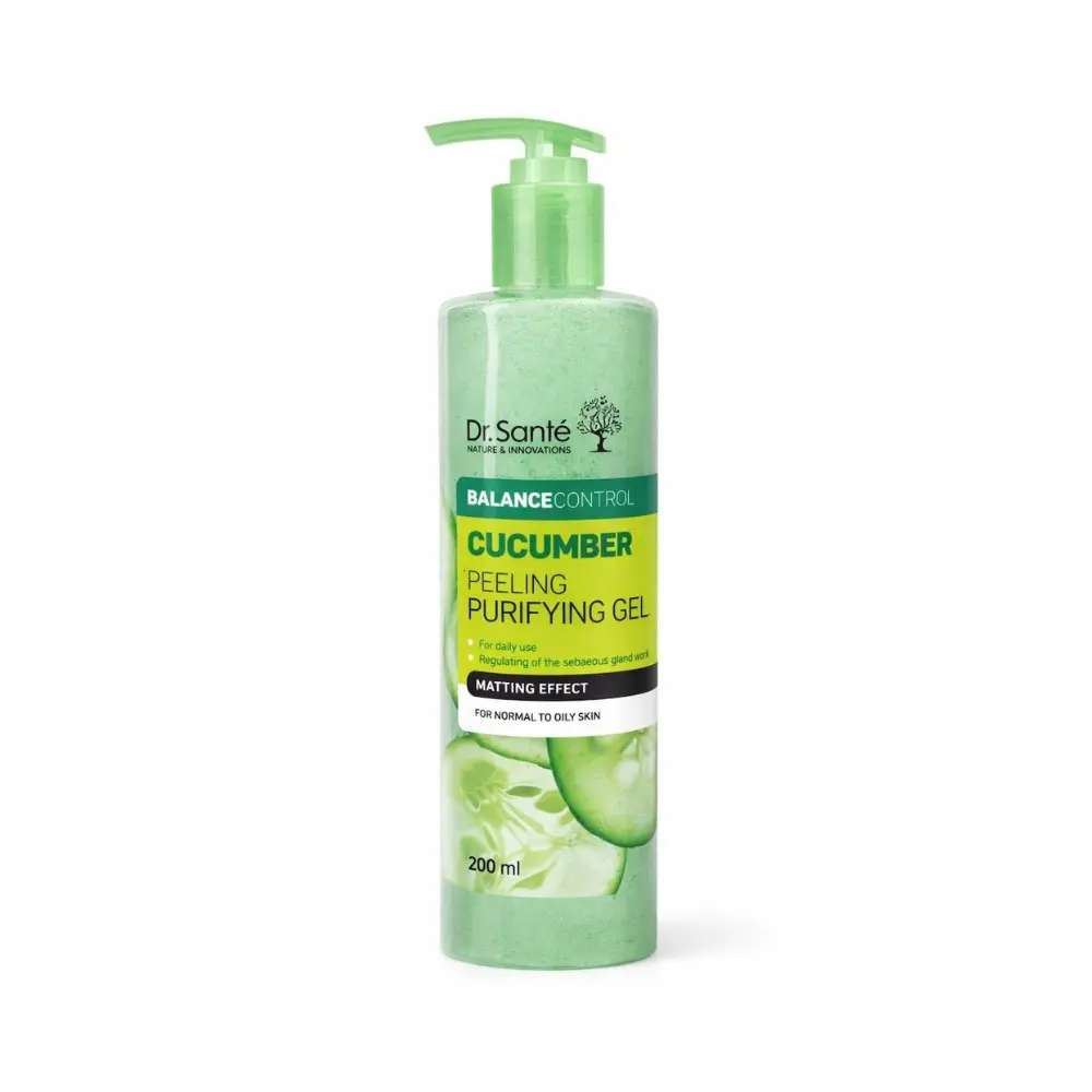 Piling Gel za čiščenje lica Dr. Sante 200 ml - Cucumber