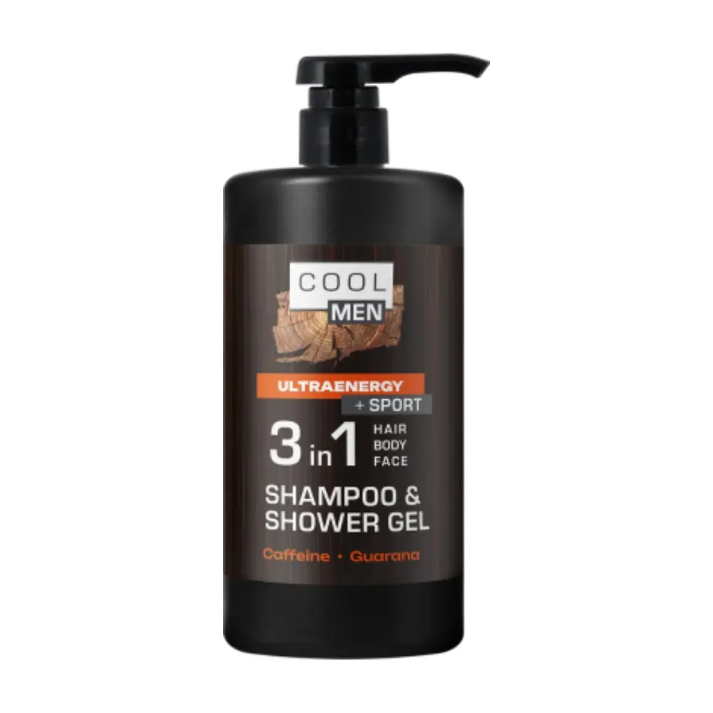 Gel šampon za muškarce Cool Men 3 u 1 1000 ml - Ultraenergy