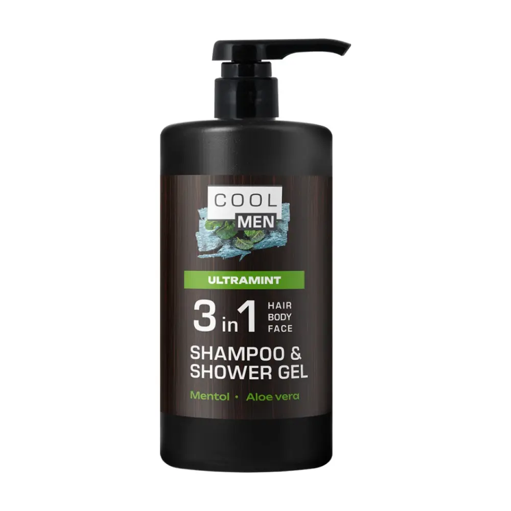 Gel šampon za muškarce Cool Men 3 u 1 1000 ml - Ultramint