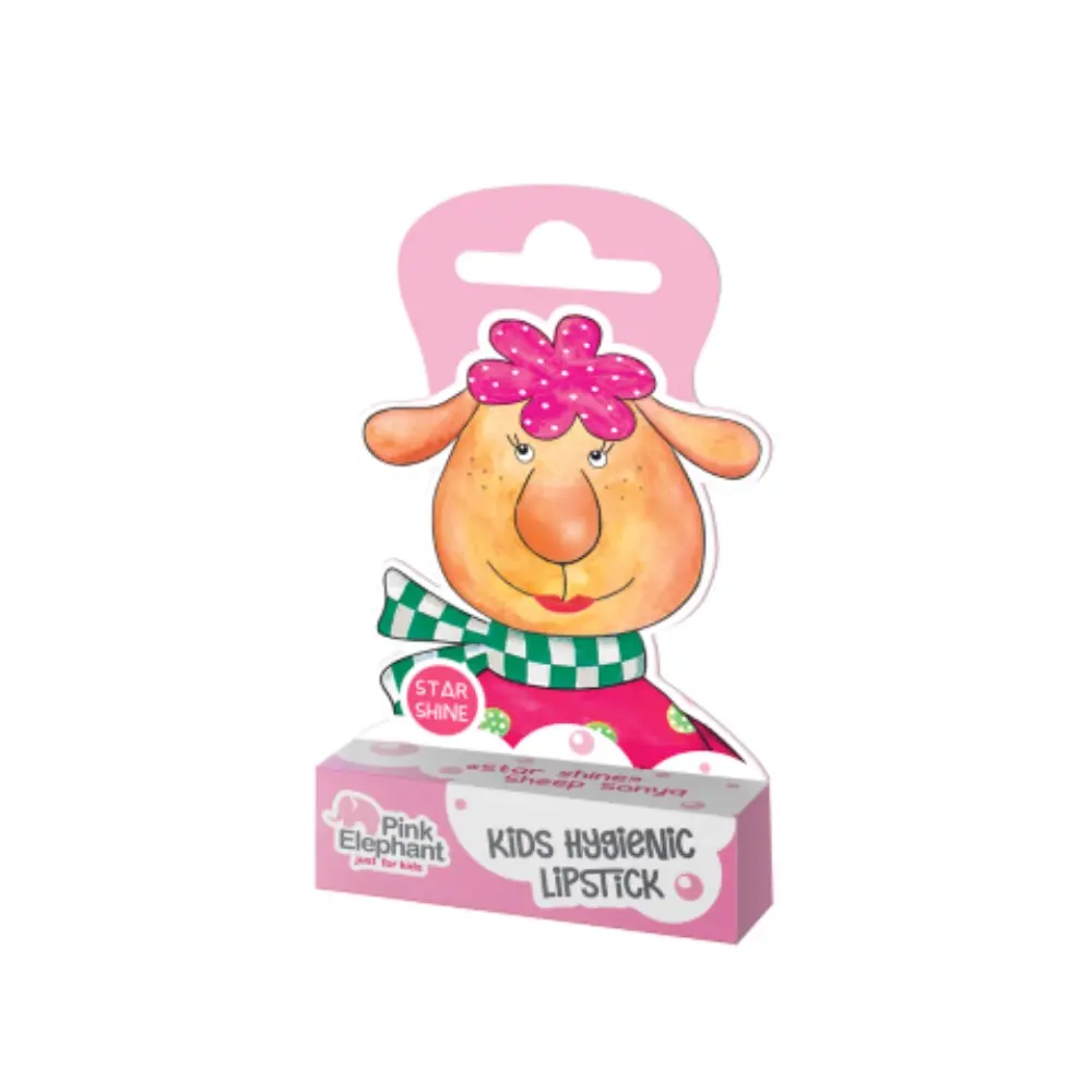 Balzam za usne za djecu Pink Elephant Star Shine - 3,6 g