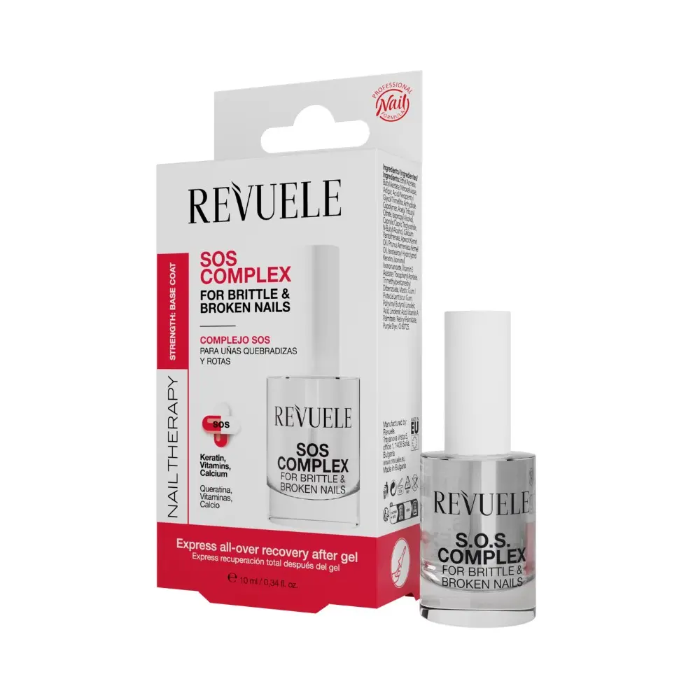 Tretman za jačanje slabih i oštećenih noktiju Revuele Nail Therapy 10 ml - S.O.S Complex