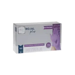 Rukavice Nitril Roial Plus Purple bez pudera 100 kom - S