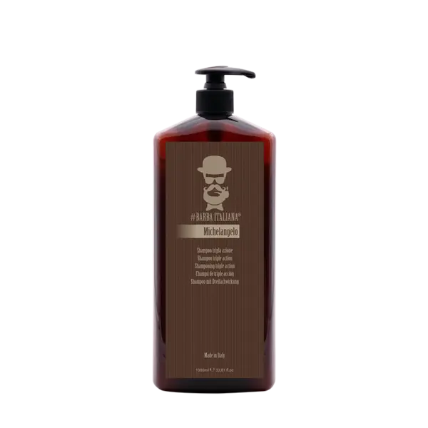 Šampon s trostrukim djelovanjem Michelangelo Barba Italiana - 1000 ml