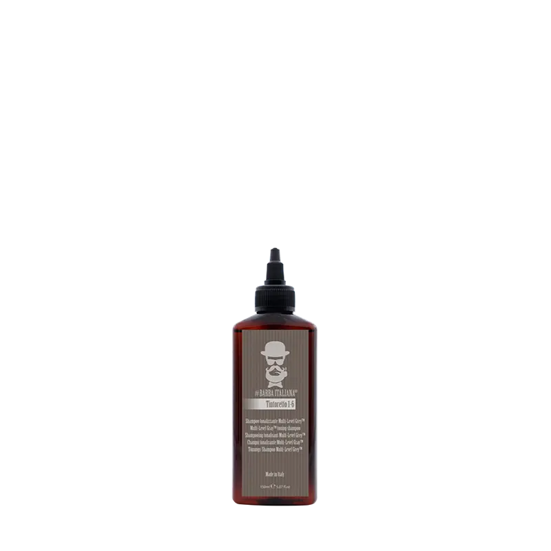 Šampon za toniranje sijede kose 1-6 Tintoreto Barba Italiana - 150 ml