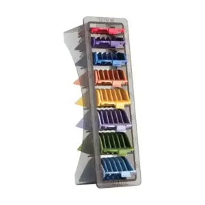 Češljić za mašinicu Wahl Pvc Color sa stalkom - Set 8 kom