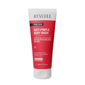 Gel za tuširanje i piling protiv akni Revuele Pure Skin 200 ml - Anti Pimple Exfoliator
