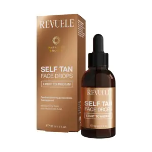 Kapi za samotamnjenje lica Revuele Paradise Bronze 30 ml - Light to Medium