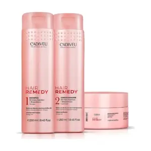 Set za oštećenu kosu Brasil Cacau Cadiveu Hair Remedy Home care - Set 3 u 1 (Outlet)