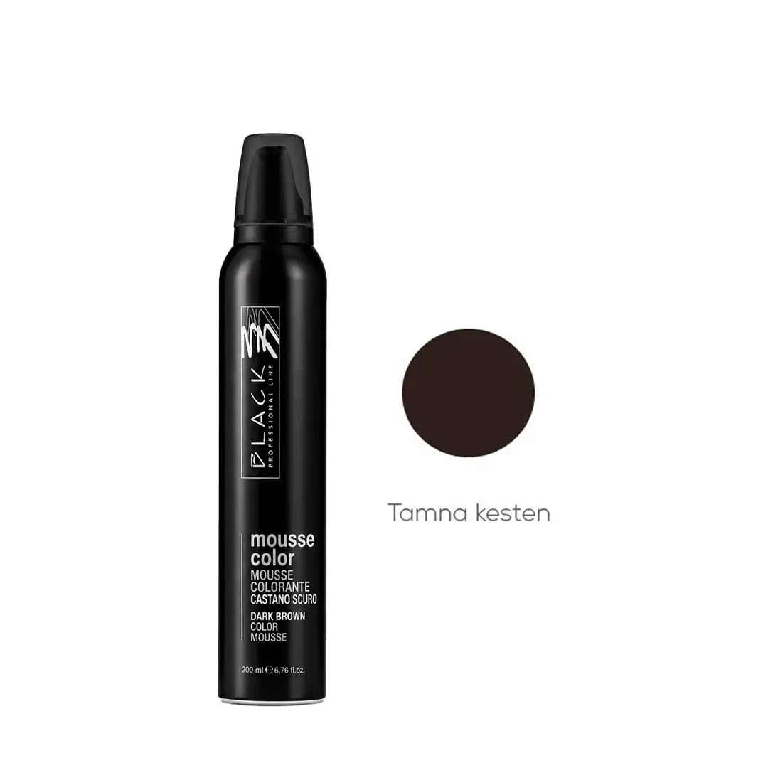 Kolor pjena Black Mousse Color 200 ml - Tamnokestenjasta