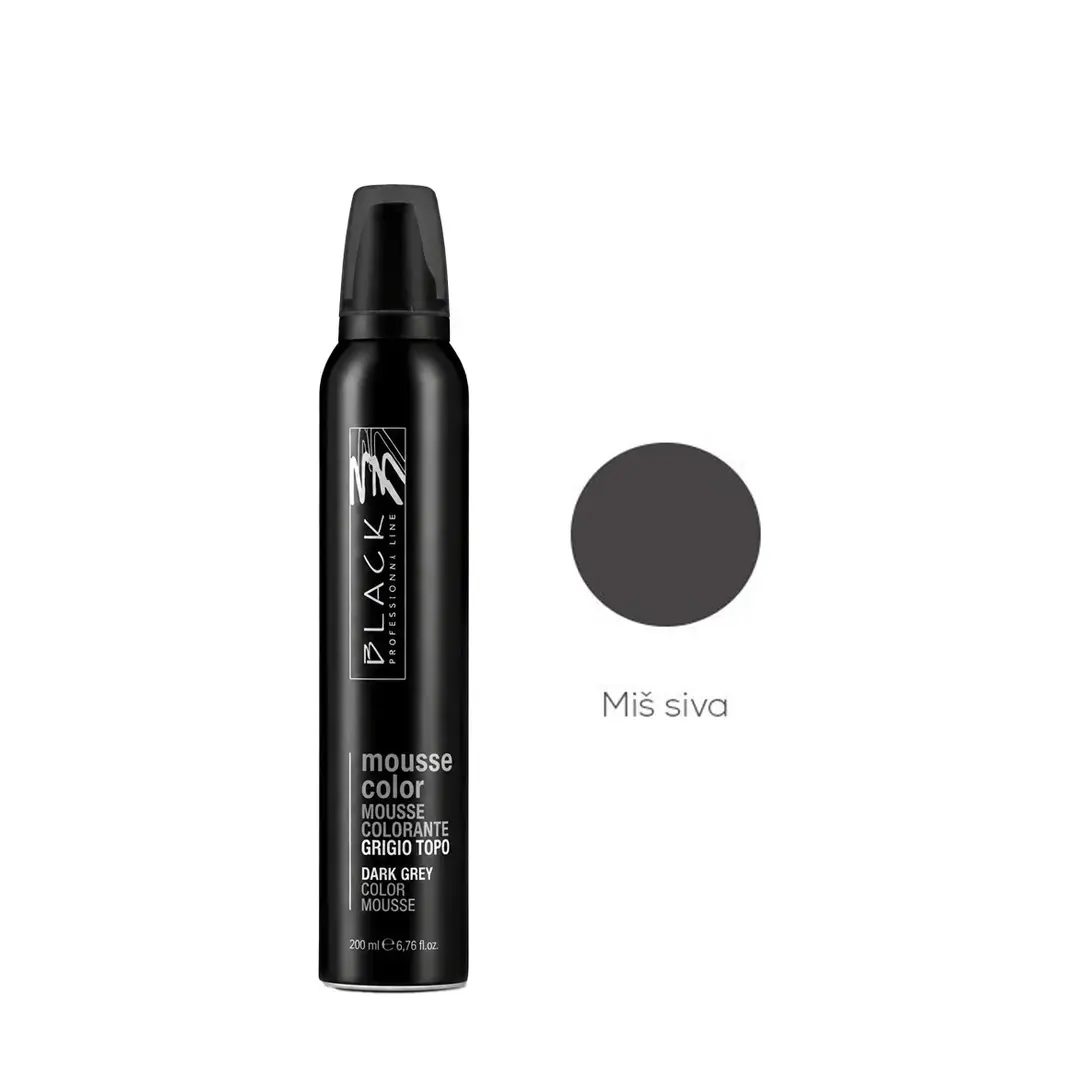 Kolor pjena Black Mousse Color 200 ml - Miš siva
