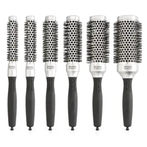 Četka za feniranje Olivia Garden Essential Blowout Classic Silver