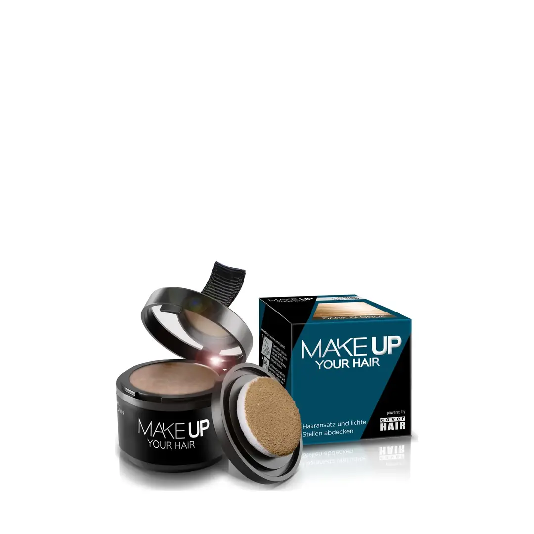 Puder za prekrivanje izrastka kose Make Up Cover Hair 4 g - Tamno plava