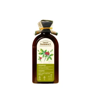Šampon za osjetljivo vlasište Green Pharmacy 350 ml - Ginseng and Moroccan Mint Oil