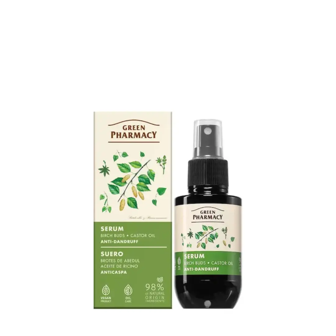 Serum protiv peruti Green Pharmacy 100 ml - Birch Buds & Castor Oil